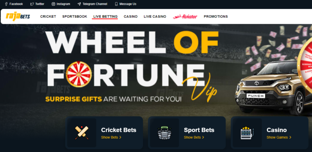 Rajabets betting